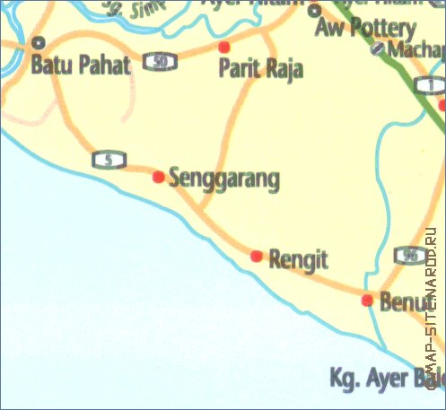 carte de Johor