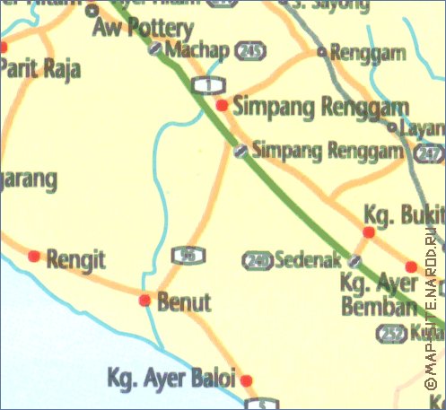 carte de Johor