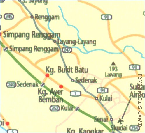 carte de Johor