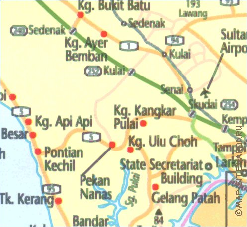 carte de Johor