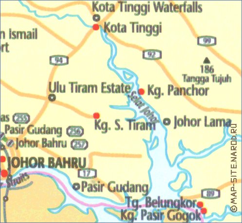 carte de Johor