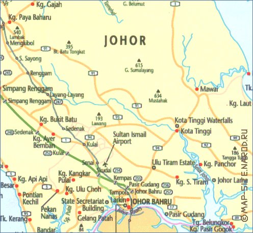 carte de Johor