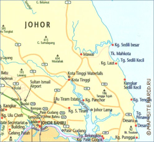 carte de Johor