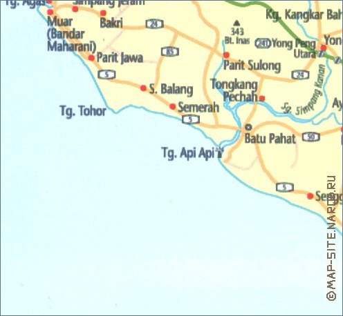 carte de Johor