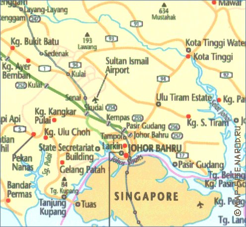 carte de Johor