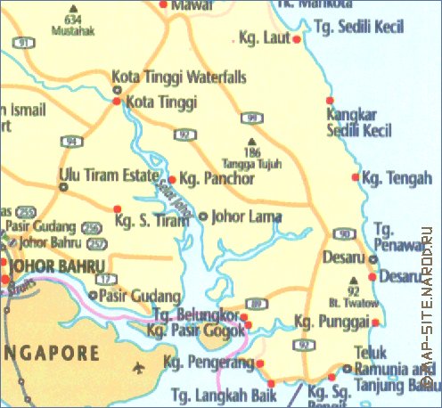 carte de Johor