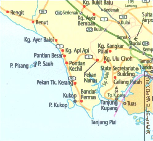 carte de Johor