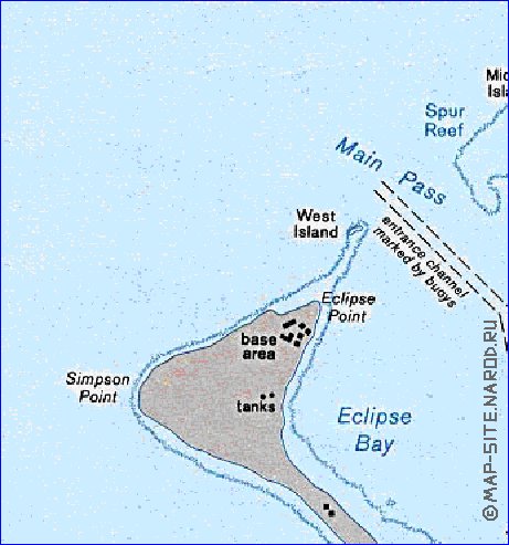 carte de Diego Garcia