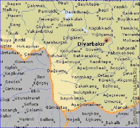 carte de  il Diyarbak?r