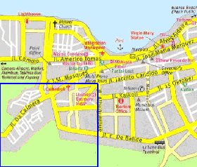 mapa de Dili