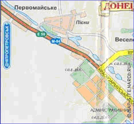 carte de Donetsk