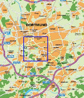 carte de Dortmund