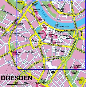 carte de Dresde