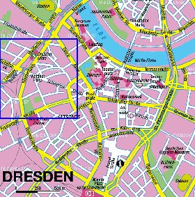carte de Dresde