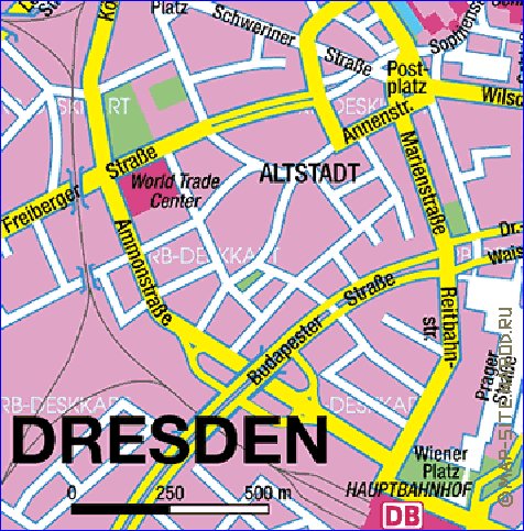 carte de Dresde