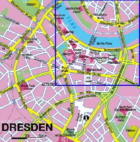 carte de Dresde