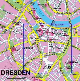 carte de Dresde