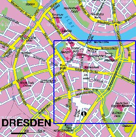 carte de Dresde