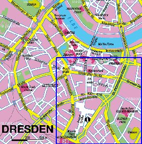 carte de Dresde