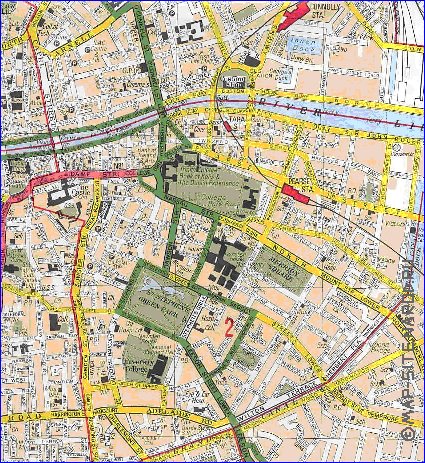 mapa de Dublin em ingles