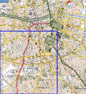 mapa de Dublin em ingles