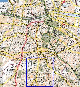 mapa de Dublin em ingles