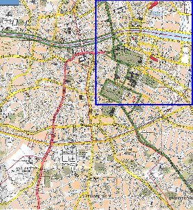 mapa de Dublin em ingles