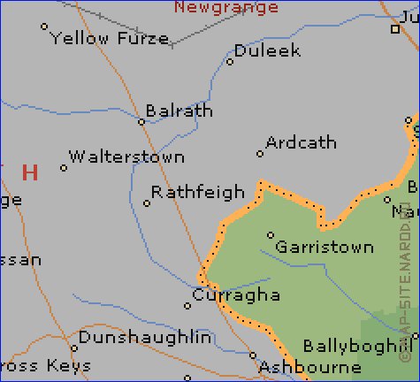 carte de  comte Comte de Dublin