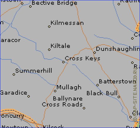 carte de  comte Comte de Dublin