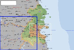 mapa de  concelho Condado de Dublim