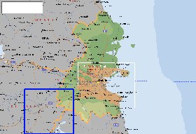 mapa de  concelho Condado de Dublim