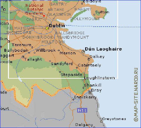 carte de  comte Comte de Dublin