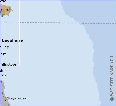 mapa de  concelho Condado de Dublim