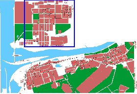 mapa de Dubna