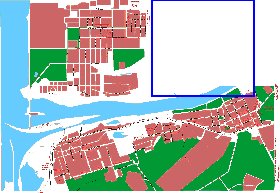 mapa de Dubna