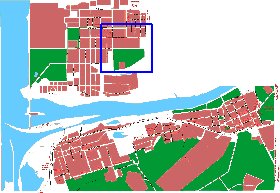 mapa de Dubna