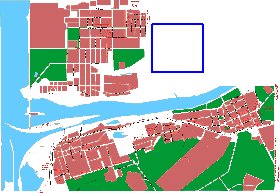 mapa de Dubna