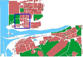 mapa de Dubna