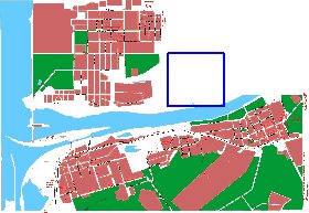 mapa de Dubna