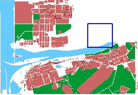 mapa de Dubna