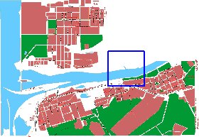 mapa de Dubna