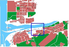 mapa de Dubna