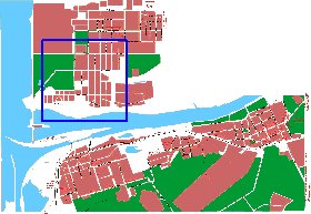 mapa de Dubna